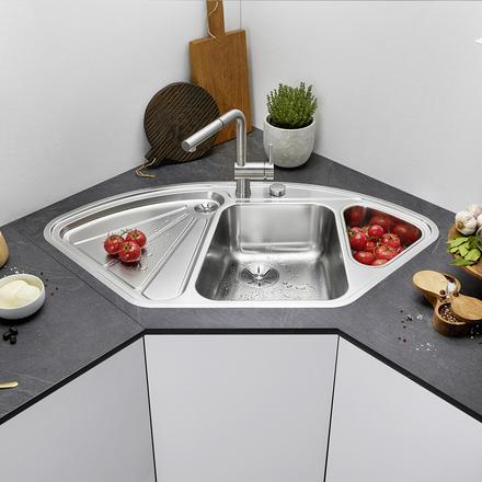 Productafbeelding Blanco Delta-IF (Wasbak met afdruiprek, 105.60 cm, 57.50 cm)