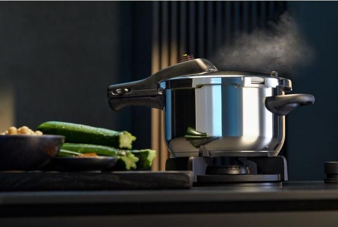 Actual product image WMF Pressure cooker (22 cm, Steam cooker, Stainless steel)