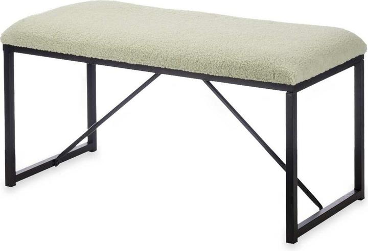 Immagine prodotto Giftdecor panchina in pelle di pecora verde (81 cm)