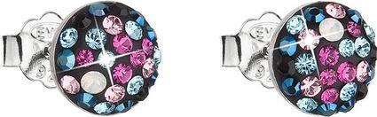 Actual product image Evolution Group Becoming earrings with crystals 31136.4 Galaxy (L)