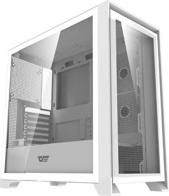 Actual product image Darkflash Tech Darkflash DRX90 Glass computer case (white) (ITX, ATX)