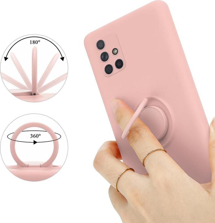 Actual product image Cadorabo TPU Liquid Ring Silicone Case Cover (Samsung Galaxy M40s)