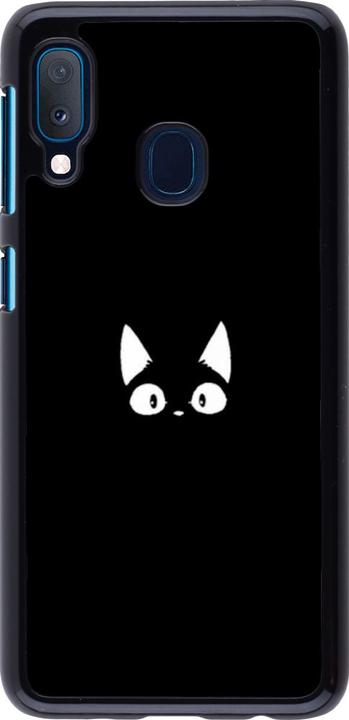 Produktbild PhoneLook Hülle Funny cat on black (Samsung Galaxy A20e)