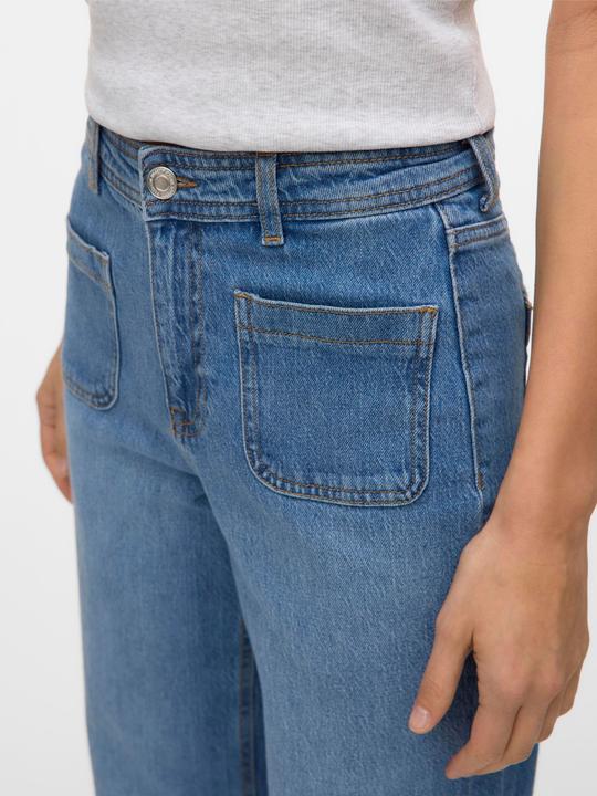 Actual product image Vero Moda VMTESSA Hohe Taille Weiter Beinschnitt Jeans Weit geschnitten (W26/L32)