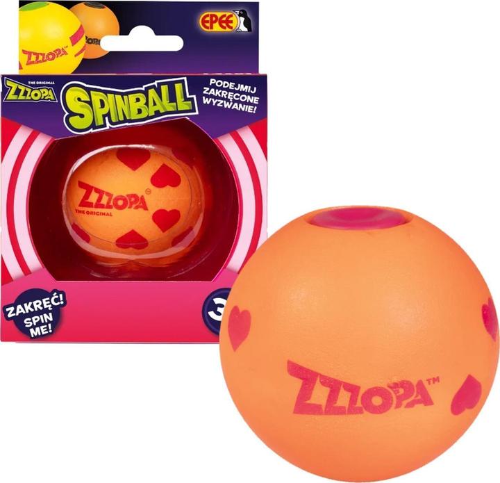 Image du produit EPEE Spinball Twisted orange fun avec un copain rouge (9.50 cm)