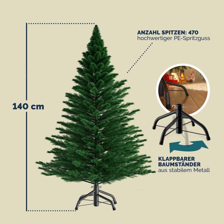 Actual product image Casaria Christmas tree (140 cm)