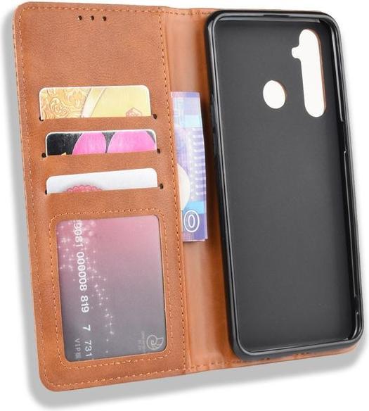 Produktbild MU Classic Retro Leder Bookcover Series (Realme 5 Pro)