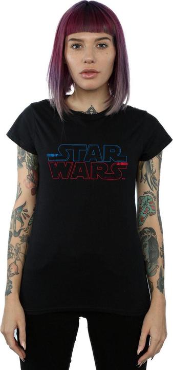 Immagine prodotto Star Wars Lightsaber Logo Maglietta Donna (L)