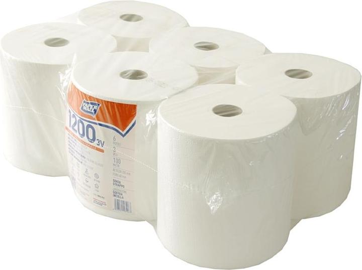 Actual product image 3-ply cellulose towel roll (6 x)
