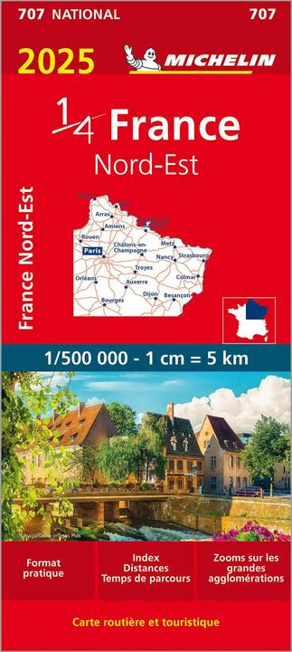 Actual product image Michelin:Northeastern France 2025 - Mic