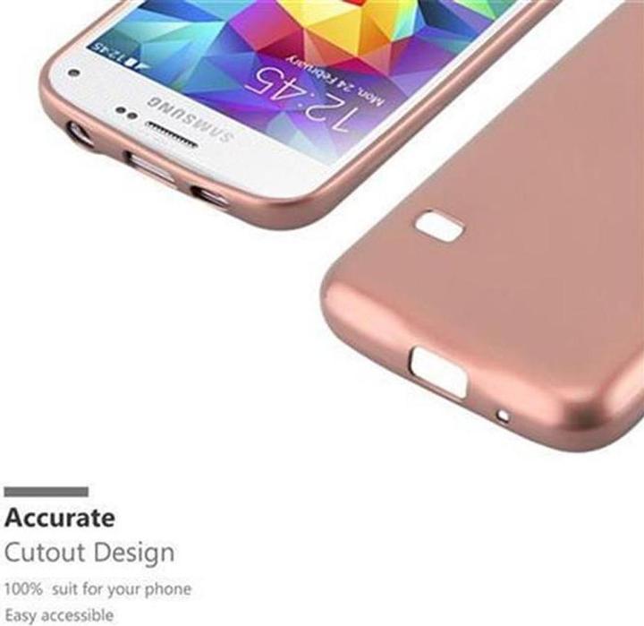 Actual product image Cadorabo TPU Matt Metallic Cover (Samsung Galaxy S5, Samsung Galaxy S5 Neo)