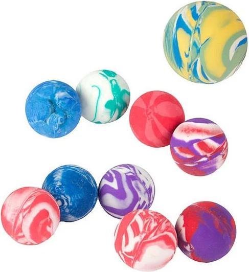 Produktbild Toi-Toys Lustige Flummis Marmor, 10 Stück.