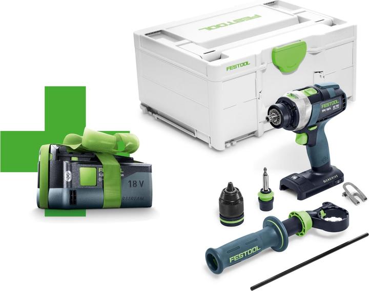 Festool Quadrive TPC 18/4 I-Basic (Akkubetrieb)