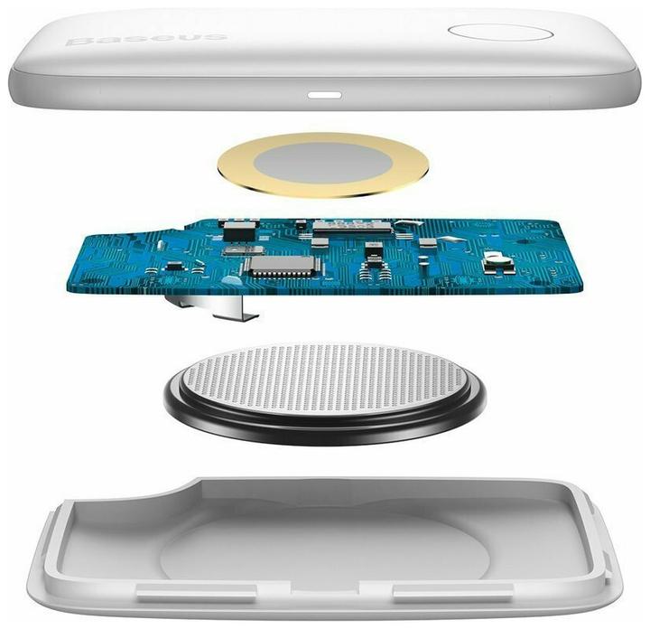 Actual product image Baseus Intelligent T2 ropetype anti-loss device White (Android, iOS)