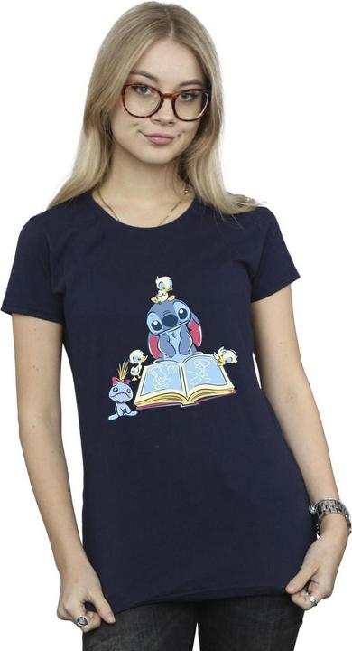 Produktbild Disney Lilo & Stitch Reading A Book TShirt (M)