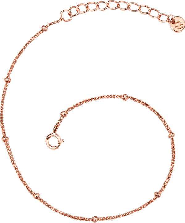 Actual product image Glanzstücke München Ladies sterling silver rose gold 17.0 cm base length + 3.0 cm extension - 9378 (17 cm, Sterling Silver)