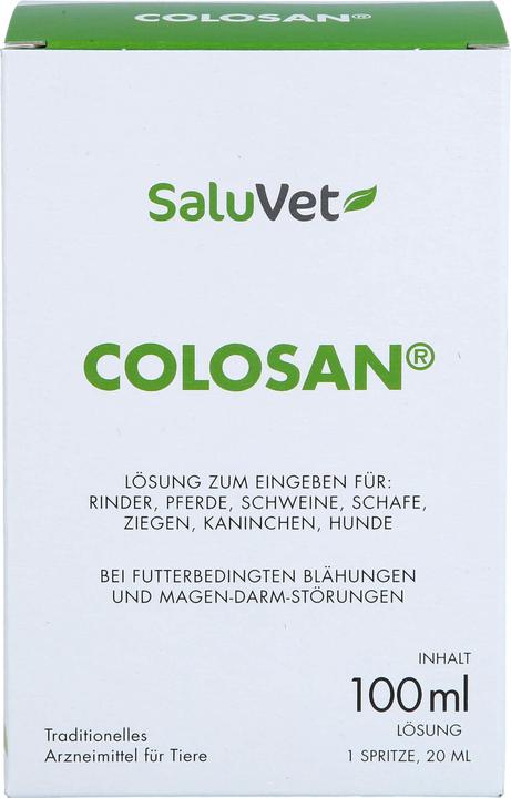 Produktbild Colosan Dr. Schaette Lösung bei futterbedingten Blähungen und Magen-Darm-Störungen für Rinder, Pferd (100 ml)