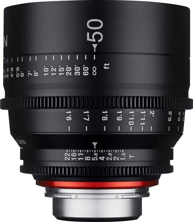 Xeen 50mm T1.5 FF Cine, Canon EF (Canon EF, Vollformat)