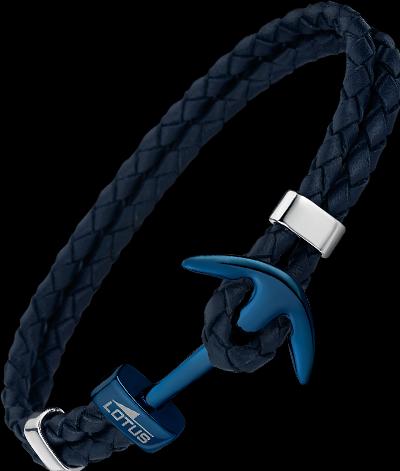 Produktbild Lotus Style - Leather bracelet with anchor LS1832-2 / A (M)