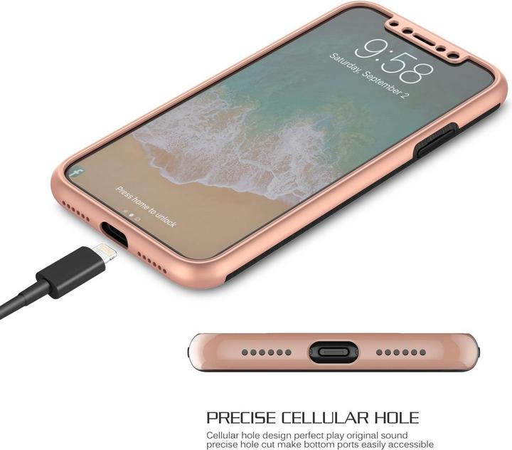 Produktbild König Design Handyhülle für Samsung Galaxy J5 (2017) Schutzcase Backcover Bumper Etuis Pink (Samsung Galaxy J5 (2017))