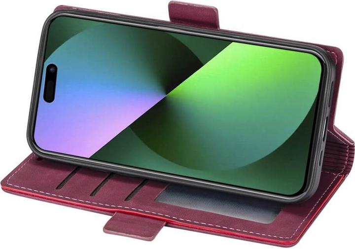 Actual product image N.Bekus iPhone 15 Pro Max - Flip Case Cover wine red (Apple iPhone 15 Pro Max)