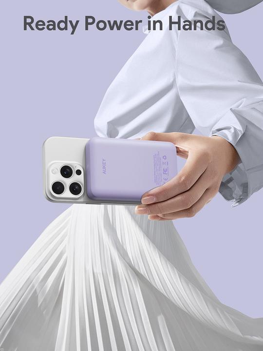 Actual product image Aukey Mag Fusion (10000 mAh, 20 W, 20 Wh)