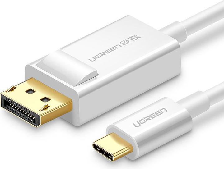 Actual product image Ugreen Cable USB USB-C - DisplayPort 1.5 m Biały (6957303844203) (1.50 m, USB Type C)