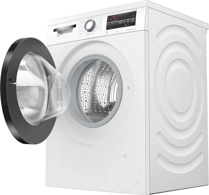 Actual product image Bosch Hausgeräte Series 6 front-loading washing machine 9 kg 1400 UmA IT model (9 kg, Left, EU plug)