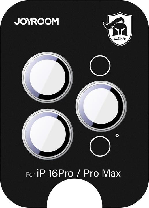 Immagine prodotto Joyroom JR-MFY0261 Protezione dell'obiettivo della fotocamera per 16 Pro/Pro Max-Argento (1 Pezzo/i, Apple iPhone 16 Pro Max, Apple iPhone 16 Pro)