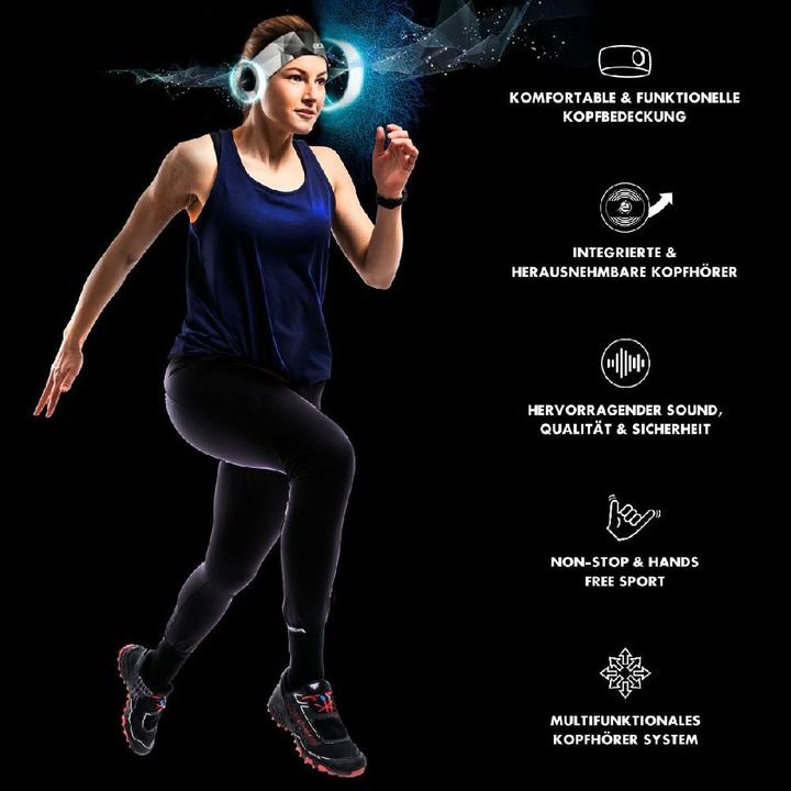 Actual product image Earebel - Elite - Hoofdband maat L/XL - on ear - koptelefoon - sport koptelefoon - hardlopen - fitness fiets (XL)