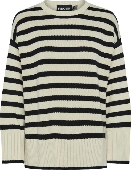 Actual product image Pieces Pcava Ls O-Neck Slit Knit Noos (XXL)