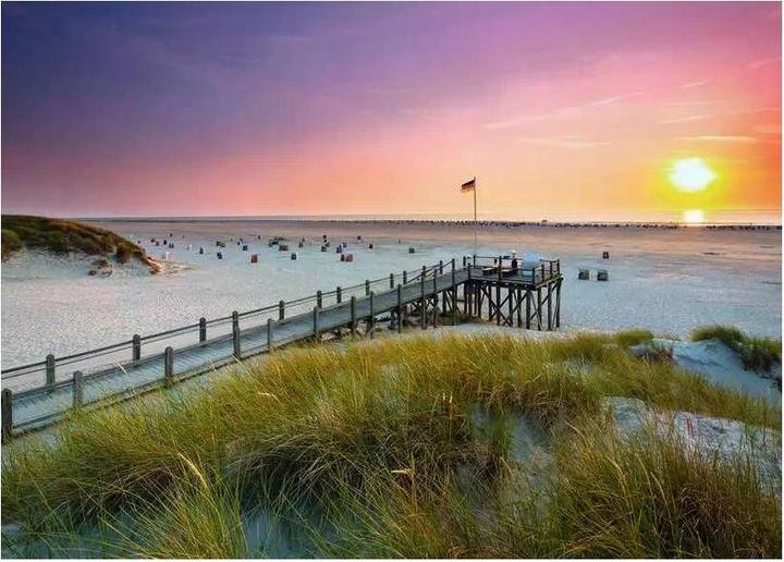 Actual product image Ravensburger Coucher de soleil sur Amrum (1000 pieces)