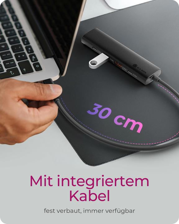 Image du produit Icy Box IB-HUB1437-CPD (USB-C, 4 Ports)