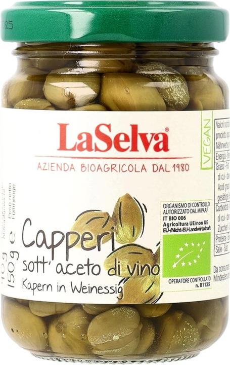 Actual product image LaSelva Capers in vinegar (150 g)