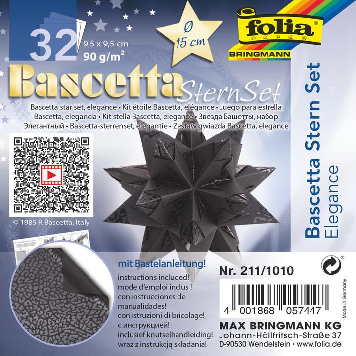 Produktbild Folia Bascetta-Stern Set, ELEGANCE - WILDLIFE