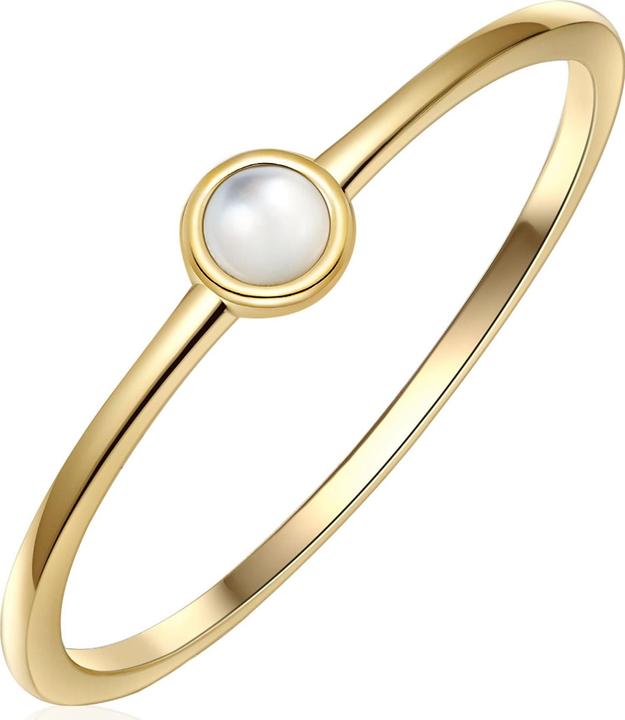 Produktbild Glanzstücke München Damen Sterling Silber Perlmutt gelbgold - 28431 (52, 925 Silber)