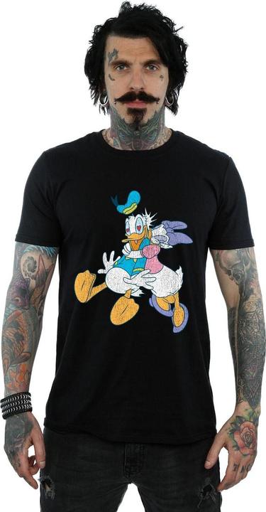 Immagine prodotto Disney Donald And Daisy Duck Kiss Maglietta Uomo (L)