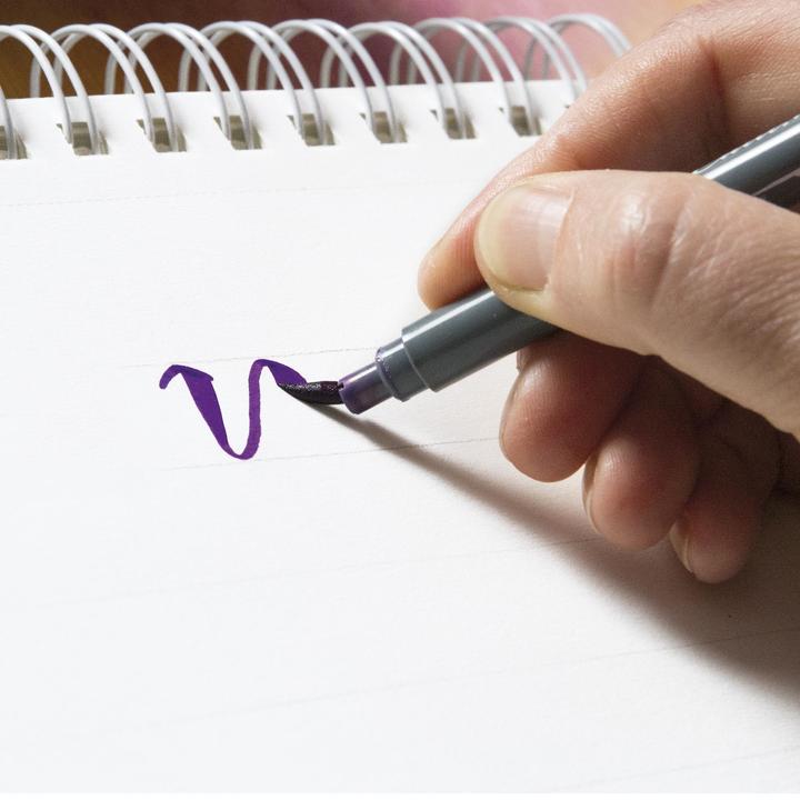 Actual product image Online Calli Brush Pen (Multicoloured, 11 x)