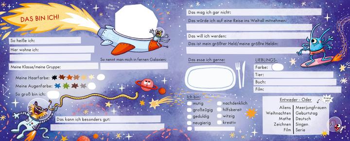 Produktbild Freundebuch - Weltraumstarke Freunde