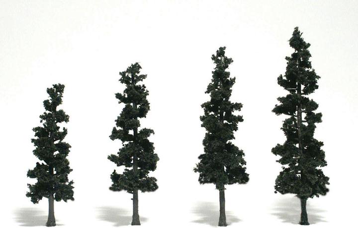 Produktbild Woodland Scenics Nadelbäume 10 - 15 cm (4 St.)