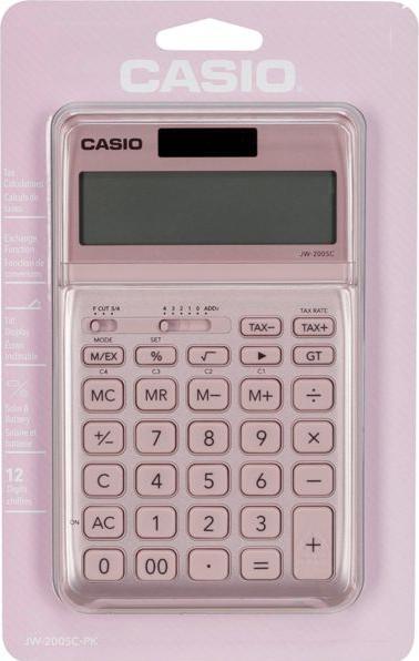 Immagine prodotto Casio Calcolatrice da tavolo JW200SCPK 12 cifre rosa (Batterie)