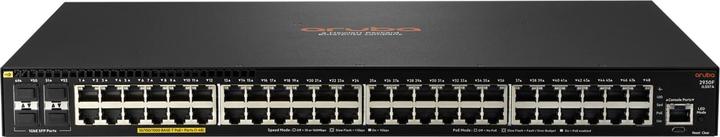 Image du produit HPE E Aruba 2930F Switch 4 ports SFP, PoE+ Layer 3, VSF Stacking, RIP Routing, Access OSP (48 ports)