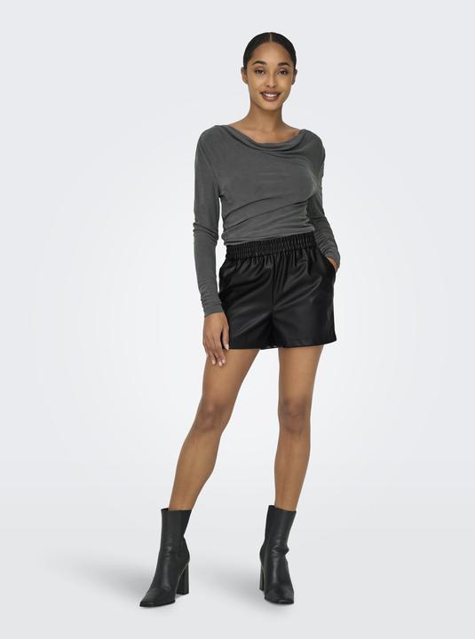 Produktbild JdY JDYALAIA Mittlere Taille Normal geschnitten Kunstledershorts Kunstledershorts (S)