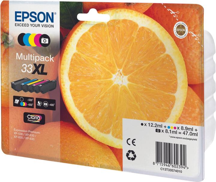 Immagine prodotto Epson 33 Claria Premium Multipack (M, C, PBK, FC, Y)