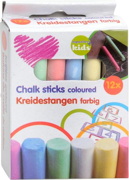Produktbild Topwrite Kids Farbige Schule Kreide (Mehrfarbig, 12 x)