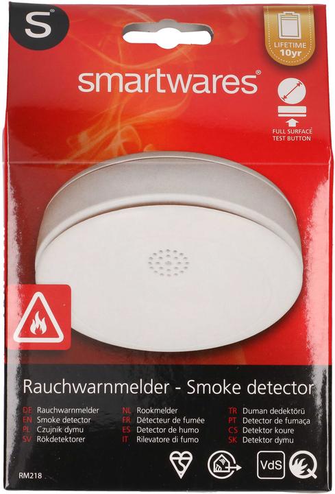 Produktbild Smartwares Rauchwarnmelder inkl. 10 Jahre