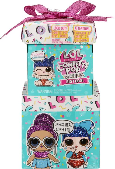 Actual product image L.O.L. Surprise! Confetti Pop Birthday Sisters