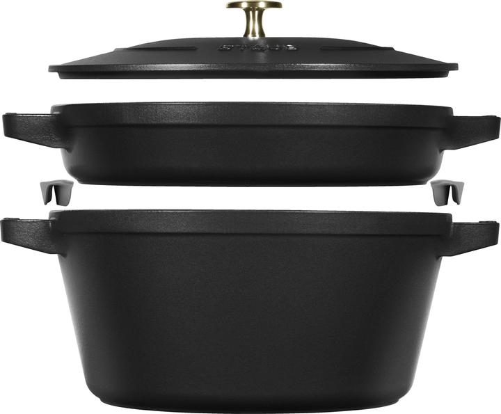Produktbild Staub Cocotte (24 cm, Bräter + Schmortopf, Gusseisen)
