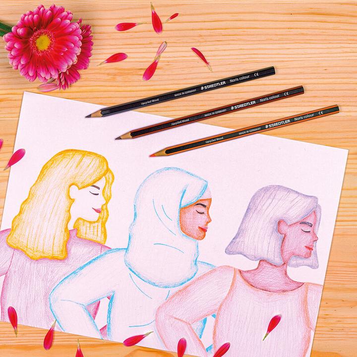 Image du produit Staedtler Noris colour 185 Crayon de couleur étui carton de 12 pièces, assorti, édition spéciale (12 couleurs, 12 x)