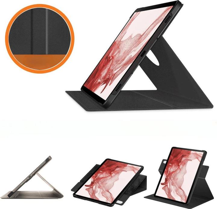 Actual product image Cover-Discount Galaxy Tab S9+ - 360 degree tablet case pink (Galaxy Tab S9+, Galaxy Tab S10+)